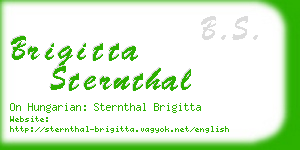 brigitta sternthal business card